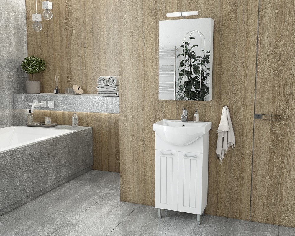 Badrumsm�bler Ritmo 42 cm - Vit