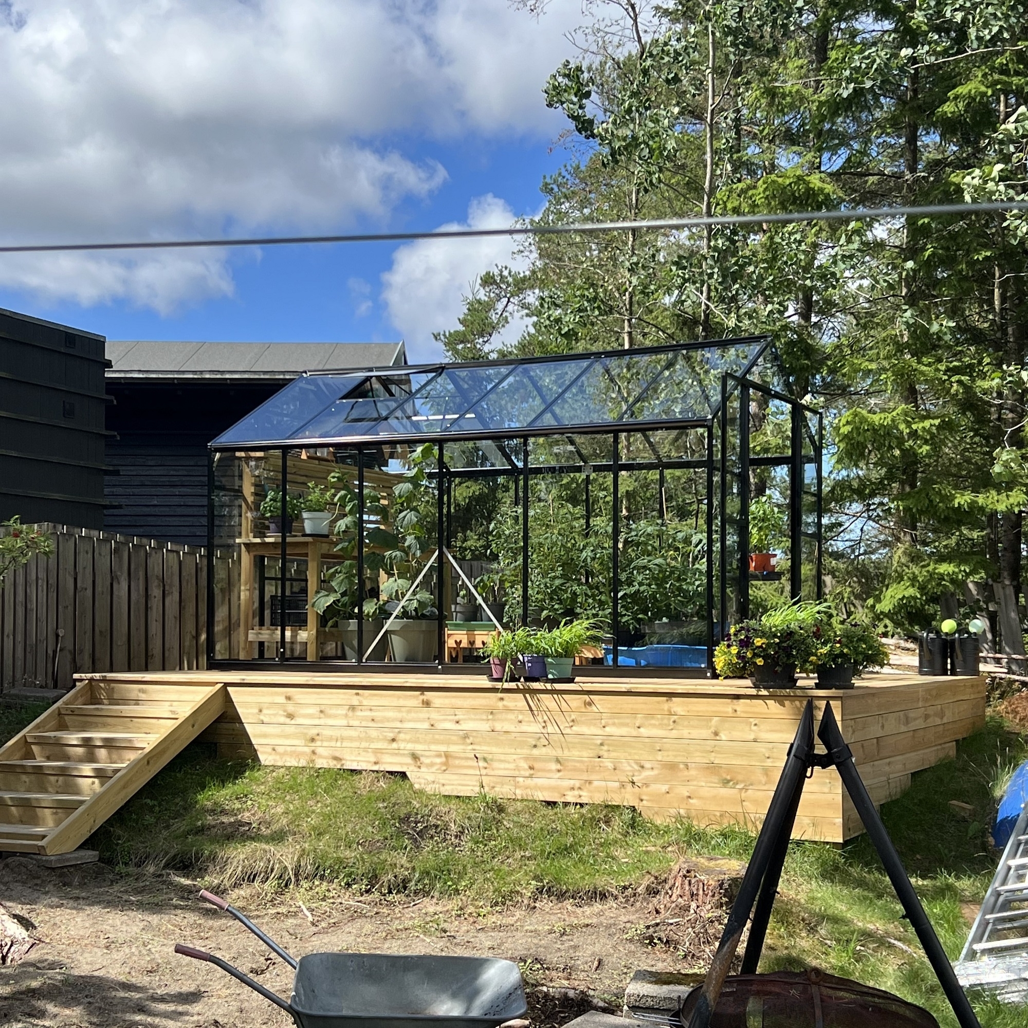 Växthus Titan - 9,2 m² + Växthusrengöring Växthus Titan - 9,2 m² + Växthusrengöring