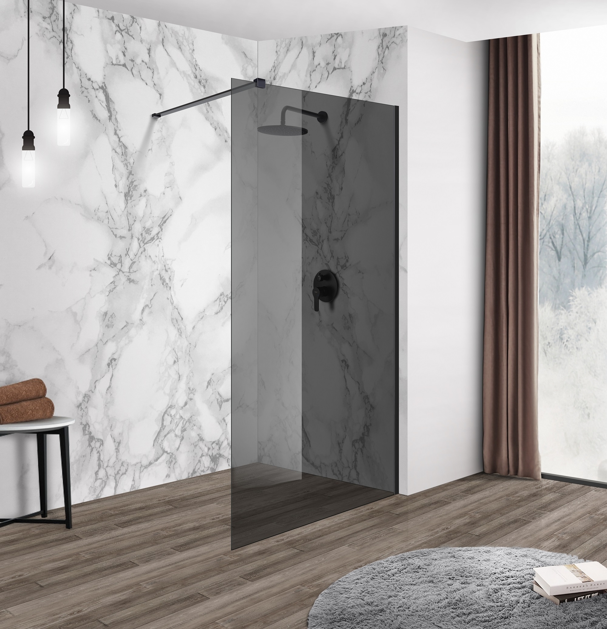 Duschv�gg 120x190cm