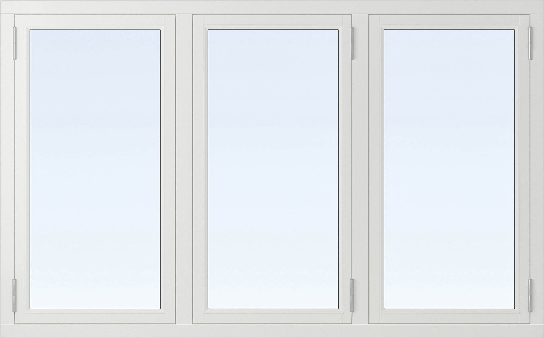 3-glasfnster Tr uttgende - 3-Luft - U-vrde 1,1 - Outlet