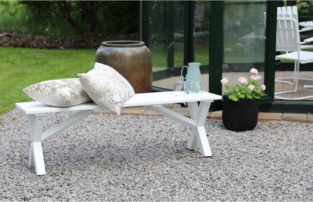 Scottsdale bnk 140 cm - Vit