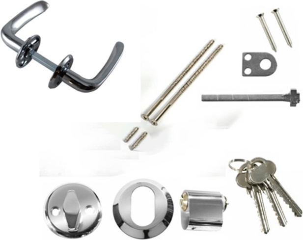 Komplett frrdstrycke - Dubbelfrkromad -