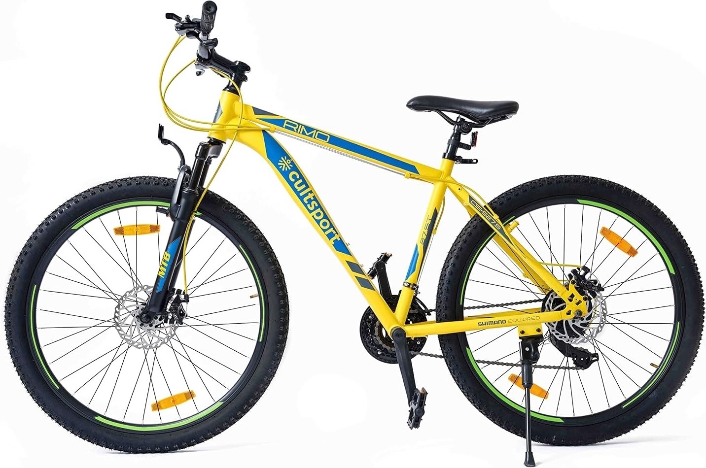 Mountainbike Rimo 27.5\\\" - Gul + Låskätting Mountainbike Rimo 27.5\\\" - Gul + Låskätting