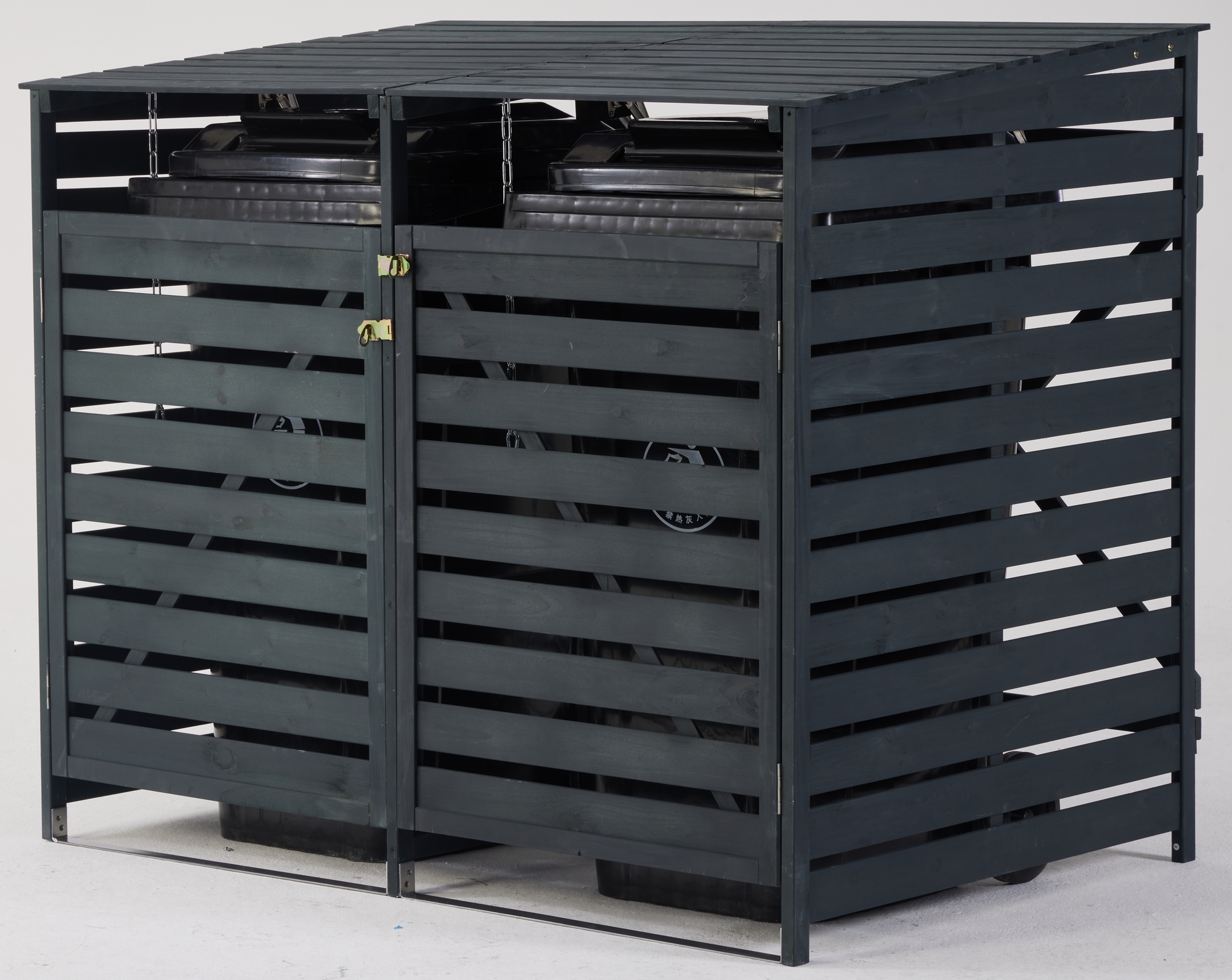 Sopförråd i trä | Grå Sopförråd i trä | Grå