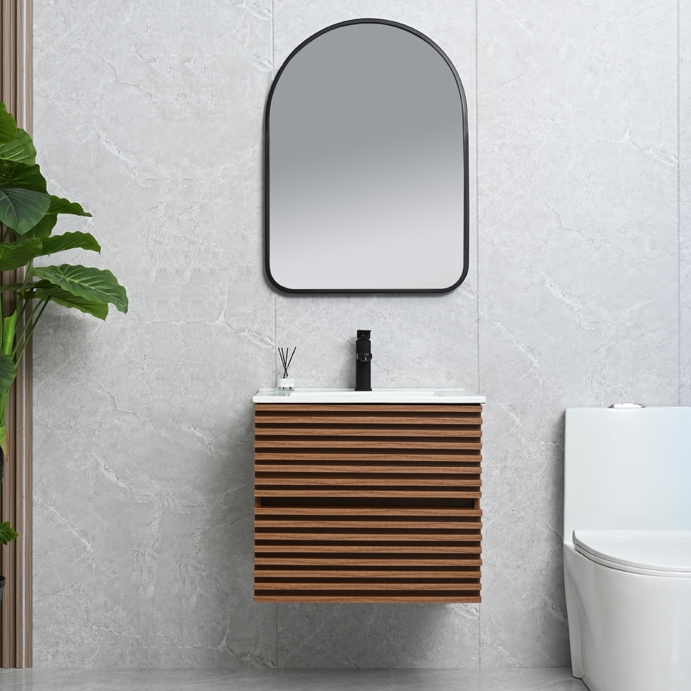 Badrumsmöbler Venedig 60 cm - Mörk trä Badrumsmöbler Venedig 60 cm - Mörk trä
