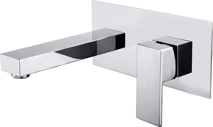 Vggmonterad tvttstllsblandare Tulip - Krom