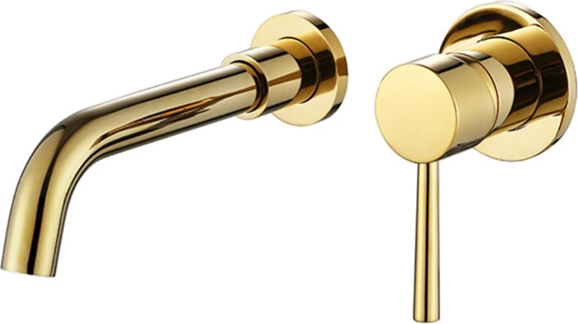 Tvättställsblandare Oxalis - Guld Tvättställsblandare Oxalis - Guld