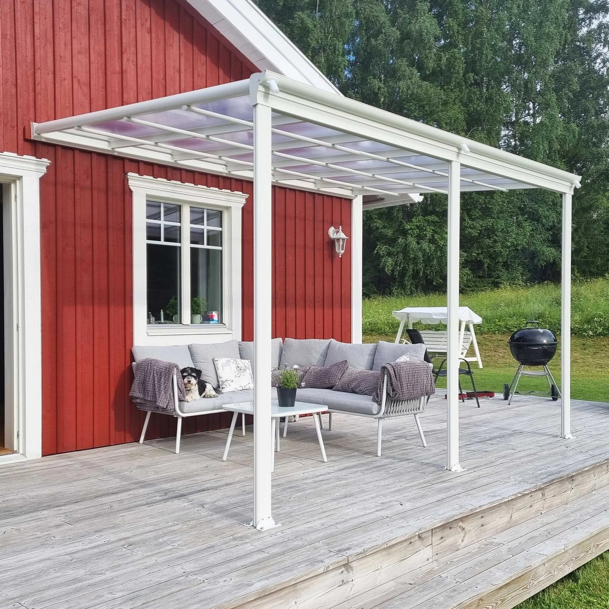 Altantak 370 x 250 x 212 cm - Vit Altantak 370 x 250 x 212 cm - Vit