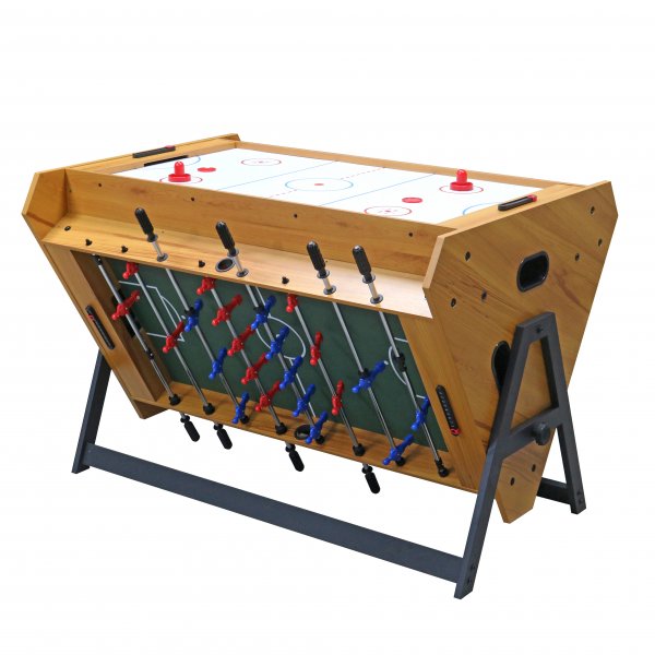Multispelbord 3-i-1 Fotboll, Biljard, Air Hockey