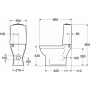 Gustavsberg Logic 5695 3/6l P-ls hrdsits