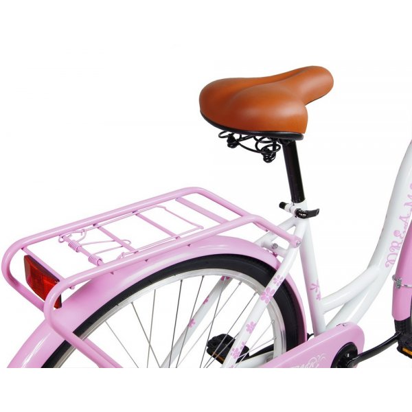 Damcykel Dreamer 28\\\" 3-växlar - Vit & rosa Damcykel Dreamer 28\\\" 3-växlar - Vit & rosa
