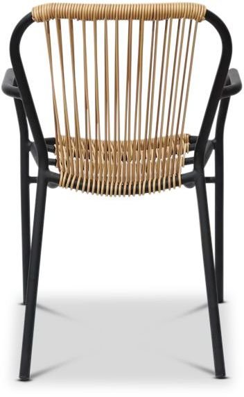 Motala - Nojatuoli luonnonvärisenä/musta + Tekstiilien kyllästäminen ulkokalusteisiin Motala - Nojatuoli luonnonvärisenä/musta + Tekstiilien kyllästäminen ulkokalusteisiin