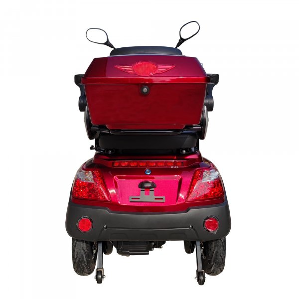 Promenadscooter Eco Zone - Röd 800W + Reflexsele Promenadscooter Eco Zone - Röd 800W + Reflexsele