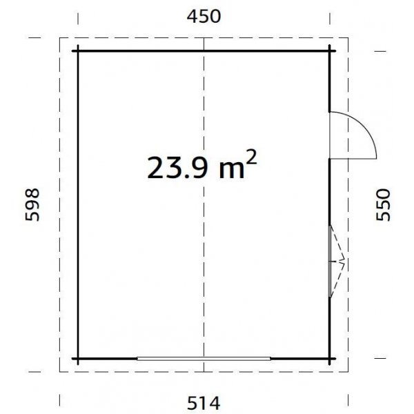 Roger-talli - 23,9 m² Roger-talli - 23,9 m²