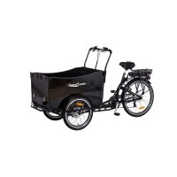 Eldriven Ldcykel med svart lda - 12,8 Ah