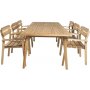 Charlottenberg Matgrupp (220x100) - Natur - 6 Stolar