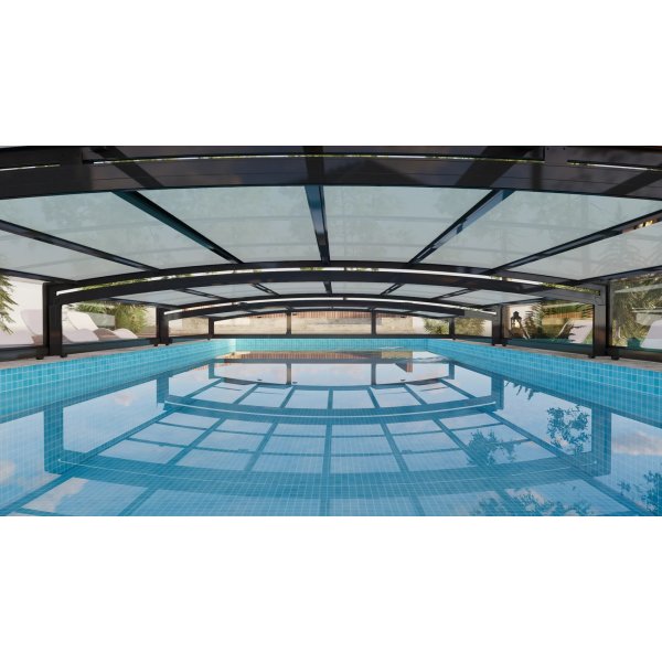 Dach zum Pool - 4x8 m Dach zum Pool - 4x8 m