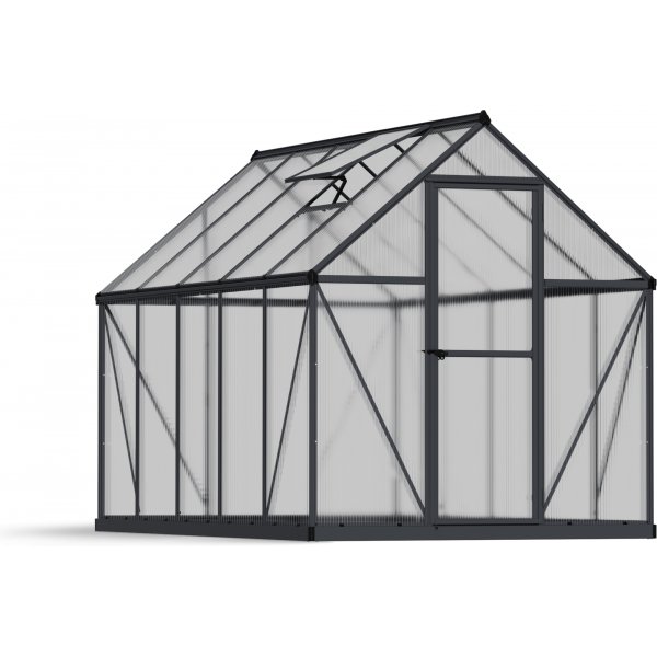 Canopia Mythos Polycarbonate Drivhus 5,7 m² - Mørkegrå Canopia Mythos Polycarbonate Drivhus 5,7 m² - Mørkegrå
