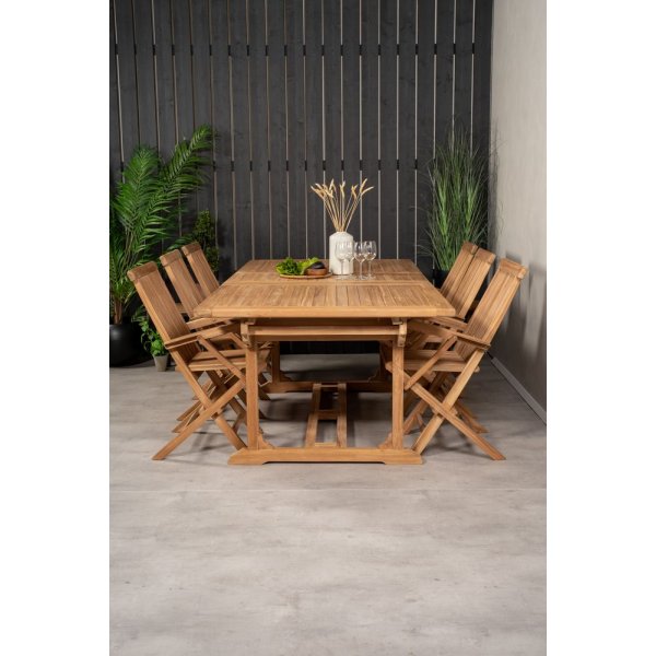 Bjuråker Matgrupp (195x110) - Natur - 6 Stolar Bjuråker Matgrupp (195x110) - Natur - 6 Stolar