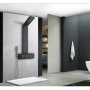 Duschpanel svart rostfritt st�l - Sylvana