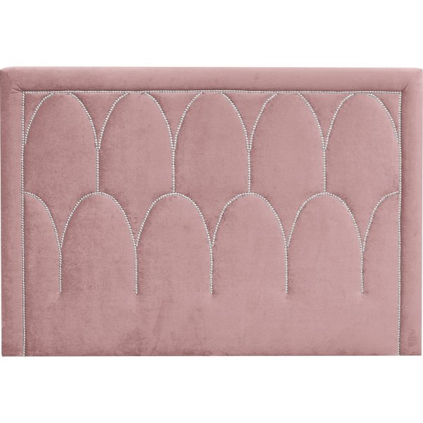 Dalar� s�nggavel 180 cm - Rosa sammet