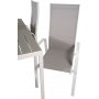 Ervalla Matgrupp (150x90) - Vit/Gr - 4 Stolar