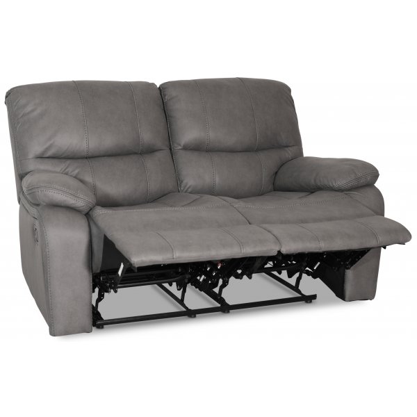 Relaxsofa 2-Sitzer grau Kinosofa