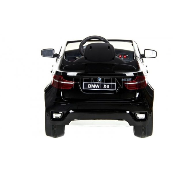 Svart BMW X6 f�r barn - Med fj�rrkontroll