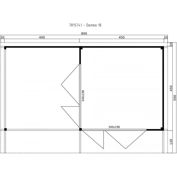 Anneks Katja J - 20.2 m² Anneks Katja J - 20.2 m²