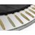 Studsmatta markniv Elegant Premium - Rektangulr 214x366 cm + Skerhetsnt Deluxe