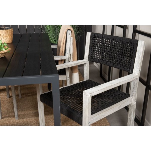 Ramsjö matstol – Svart/whitewash Ramsjö matstol – Svart/whitewash