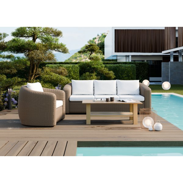 Malibu XL Loungegrupp - Nature / Beige Malibu XL Loungegrupp - Nature / Beige