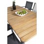 Malmby Spisegruppe (180x90) - Sort/Natur - 6 Stole