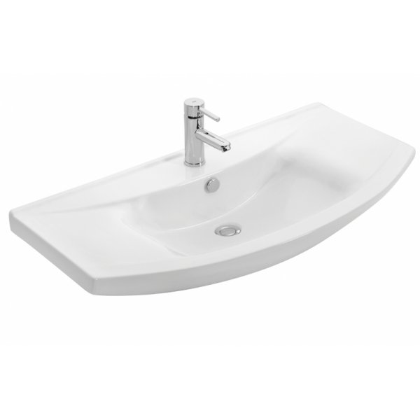 Mbelpakke Ritmo 95 - Natural Oak med spejlskab