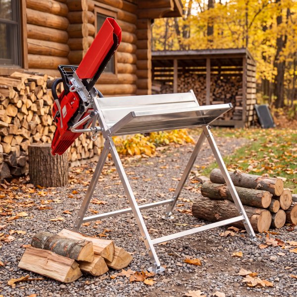 Vedh�llare f�r motors�g - Hecht s�gbock med h�llare upp till 7 kg