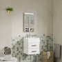 Badezimmerpaket - Elara | Soft-Close-Schubladen & LED-Spiegel | 80 cm