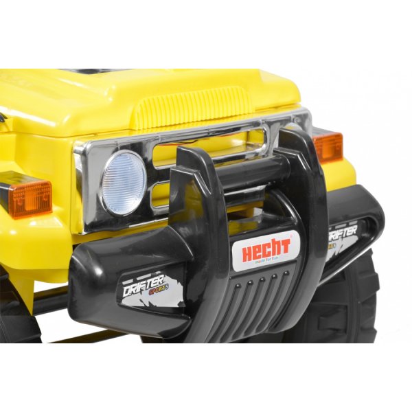 Eldriven gul terr�ngbil f�r barn - 10Ah