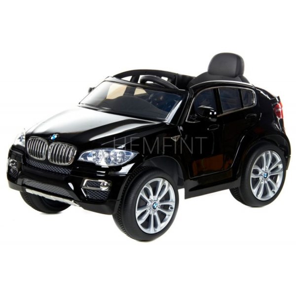 Svart BMW X6 f�r barn - Med fj�rrkontroll