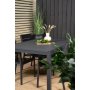 Holma Matgrupp (160x100) - Svart - 4 Stolar