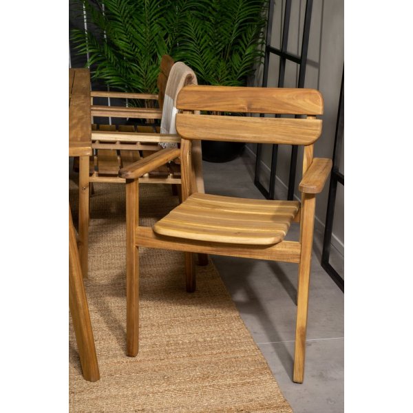 Charlottenberg Matgrupp (220x100) - Natur - 6 Stolar