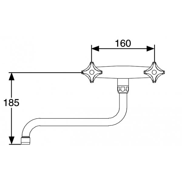 FM Mattsson Køkkenarmatur Krom - 3028-0610 FM Mattsson Køkkenarmatur Krom - 3028-0610