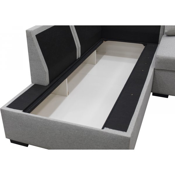 Soffa 309 cm ljusgr� - Solna