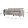 Bäddsoffa 210 cm beige - Bella Bäddsoffa 210 cm beige - Bella