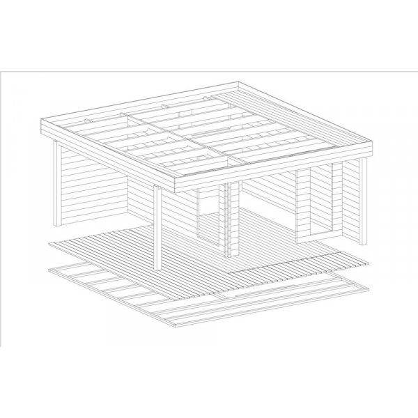 Attefallshus Karl F - 25 m² Attefallshus Karl F - 25 m²