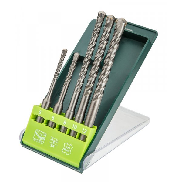 Steinbohrer, 5-6 x 110 mm & 8-12 x 160 mm - 5 Teile