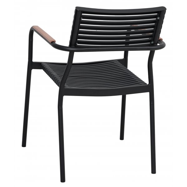 Puutarhatuoli - Pino | Musta/ruskea + Puhdistussuihke ulkokalusteisiin Puutarhatuoli - Pino | Musta/ruskea + Puhdistussuihke ulkokalusteisiin