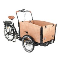 Lådcykel med brun låda - 250W Lådcykel med brun låda - 250W