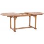 Matgrupp Acacia oval 150-200 cm, inkl. 6 stolar