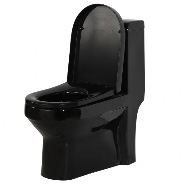 Standtoilette | Schwarz Standtoilette | Schwarz