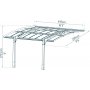Canopia Arizona Breeze Carport i Metall 3 x 5 - Gr